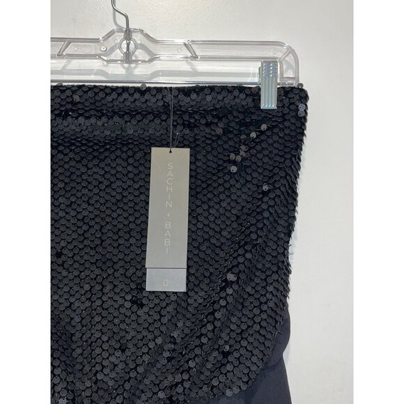 NWT Sachin + Babi Black Phillipa Jumpsuit size 0 Womens ($496) - Picture 4 of 14